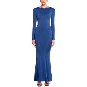 Ow Womens Sierra Covered Maxi Dress, Blue